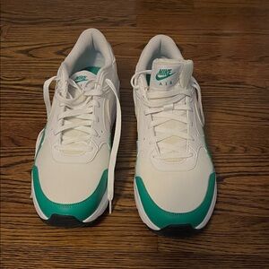 Nike Air greens and white